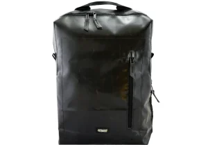 DAVID XL upcycled backpack from truck tarpaulin recycled upcycling bags 4d Rebago