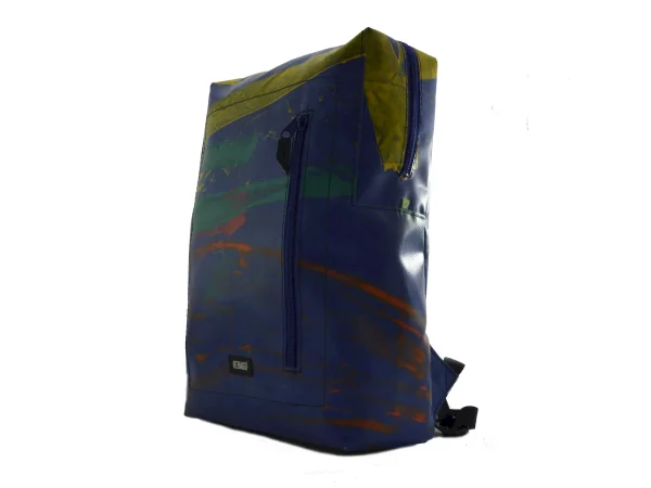 DAVID cube backpack XL upcycled backpack rebago recycled upcycling bags 41 a