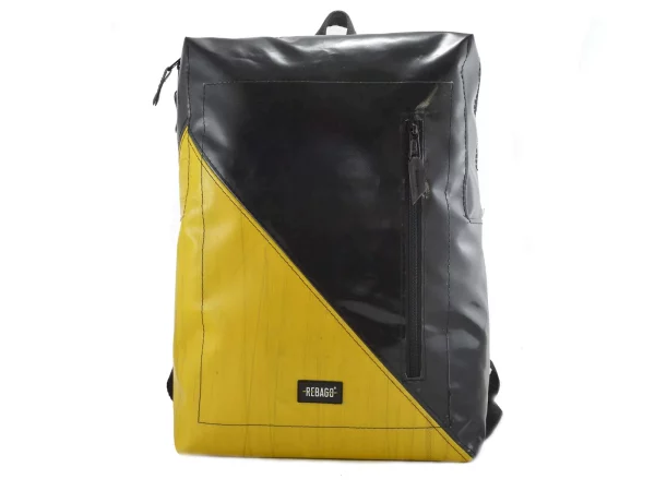 DAVID cube backpack XL upcycled backpack rebago recycled upcycling bags 38 b