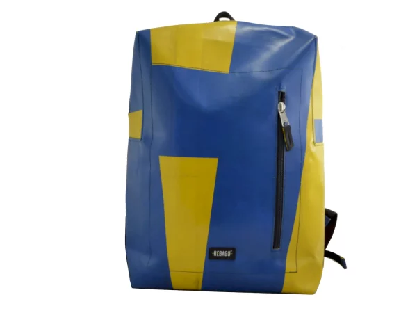 DAVID cube backpack XL upcycled backpack rebago recycled upcycling bags 35 b