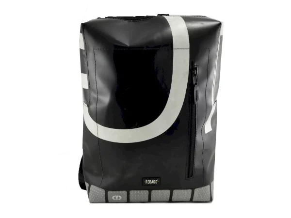 DAVID cube backpack XL upcycled backpack rebago recycled upcycling bags 23 b