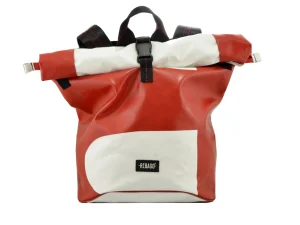 GEORGE BIKE big rolltop upcycled backpack recycled sustainable bags 1b Rebago