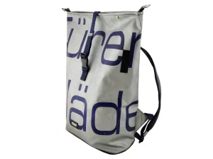 GEORGE BIKE big rolltop upcycled backpack recycled upcycling bags 11h Rebago