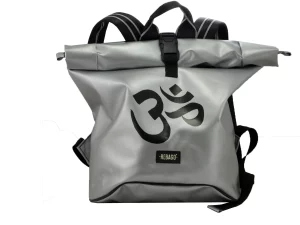 GEORGE XL big roll upcycled backpack rebago recycled upcycling bags 156a Rebago