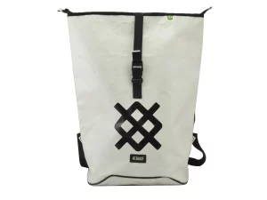 GEORGE XL big roll upcycled backpack rebago recycled upcycling bags 157a Rebago
