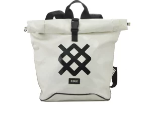 GEORGE XL big roll upcycled backpack rebago recycled upcycling bags 157b Rebago
