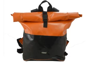 GEORGE XL big roll upcycled backpack rebago recycled upcycling bags 158c Rebago