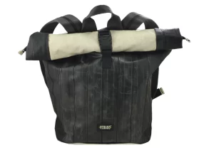 GEORGE XL big roll upcycled backpack rebago recycled upcycling bags 53d Rebago