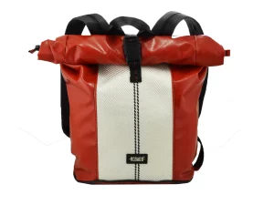 GEORGE XL big roll upcycled backpack rebago recycled upcycling bags 61a Rebago