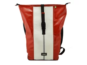 GEORGE XL big roll upcycled backpack rebago recycled upcycling bags 61b Rebago