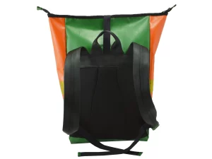 GEORGE XL big roll upcycled backpack rebago recycled upcycling bags 74b Rebago