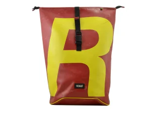 GEORGE XL big rolltop upcycled backpack recycled sustainable bags 10c Rebago