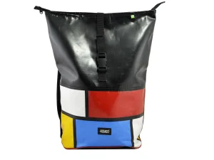 GEORGE XL big rolltop upcycled backpack recycled sustainable bags 18a Rebago
