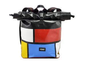 GEORGE XL big rolltop upcycled backpack recycled sustainable bags 18d Rebago