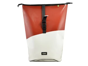 GEORGE XL big rolltop upcycled backpack recycled sustainable bags 4aa Rebago