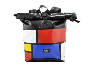 GEORGE XL big rolltop upcycled backpack recycled sustainable bags 70a Rebago