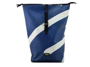 GEORGE XL big rolltop upcycled backpack recycled upcycling bags 10f Rebago