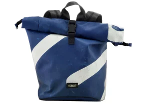 GEORGE XL big rolltop upcycled backpack recycled upcycling bags 10i Rebago