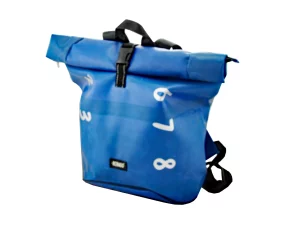 GEORGE XL big rolltop upcycled backpack recycled upcycling bags 15h Rebago