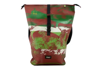 GEORGE XL big rolltop upcycled backpack recycled upcycling bags 21f Rebago