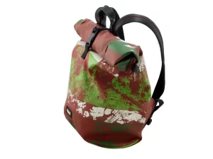 GEORGE XL big rolltop upcycled backpack recycled upcycling bags 21j Rebago