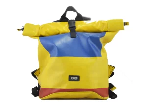 GEORGE XL big rolltop upcycled backpack recycled upcycling bags 22h Rebago