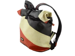 GEORGE XL big rolltop upcycled backpack recycled upcycling bags 34g Rebago