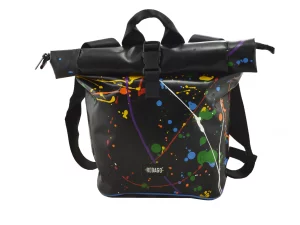 George M upcycled backpack recycled bags 3a Rebago