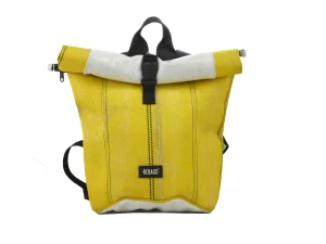 George M upcycled backpack recycled bags 80a Rebago