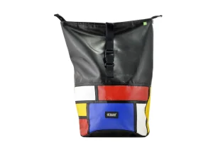 George M upcycled backpack recycled sustainable bags 43a Rebago