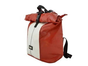 George M upcycled backpack recycled uplcycling bags 38e Rebago