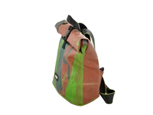 George M upcycled backpack recycled uplcycling bags 6e Rebago