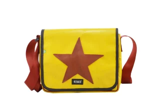 Pablo upcycled truck tarpaulin shoulder bag sustainable backpacks 21aa Rebago