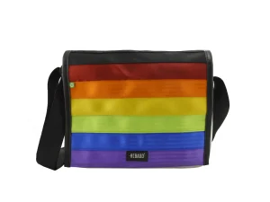 Pablo upcycled truck tarpaulin shoulder bag sustainable backpacks 33a Rebago