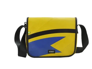 Pablo upcycled truck tarpaulin shoulder bag sustainable backpacks 6a Rebago