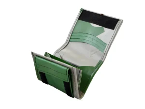 SMALL WALLET from upcycled truck tarpaulin, recycling bags 13c Rebago