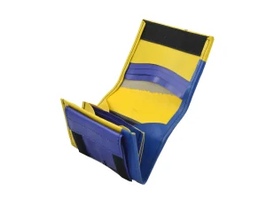 SMALL WALLET from upcycled truck tarpaulin, recycling bags 3c Rebago