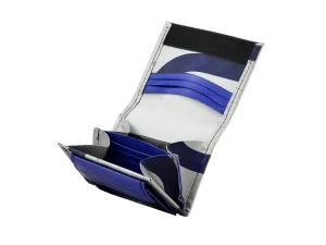 SMALL WALLET from upcycled truck tarpaulin, recycling bags 4c Rebago