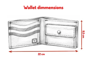 TRUCK TRAP WALLET snaps dimmensions 1ab Rebago