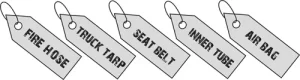 tags fire tarp belt tube air Rebago