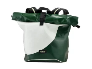 GEORGE XL big rolltop upcycled backpack recycled upcycling bags 93i Rebago