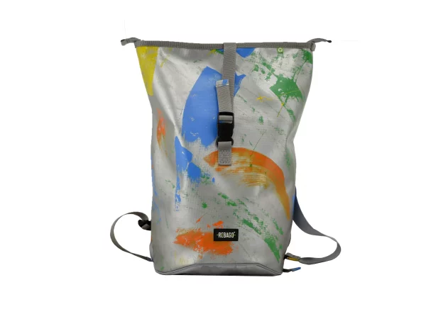 George M upcycled backpack recycled bags 1 Rebago
