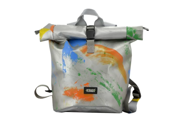 George M upcycled backpack recycled bags 3 Rebago