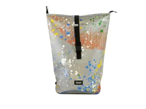George M upcycled backpack recycled bags 57h Rebago