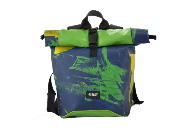 George M upcycled backpack recycled bags 9 Rebago