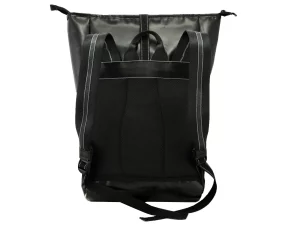 GEORGE XL big rolltop upcycled backpack recycled upcycling bags 101g Rebago