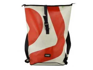GEORGE XL big roll upcycled backpack rebago recycled upcycling bags 42 Rebago