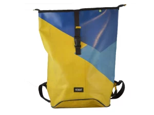 GEORGE XL big roll upcycled backpack rebago recycled upcycling bags 57 Rebago