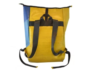 GEORGE XL big roll upcycled backpack rebago recycled upcycling bags 58 Rebago