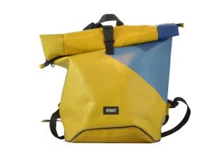 GEORGE XL big roll upcycled backpack rebago recycled upcycling bags 59 Rebago